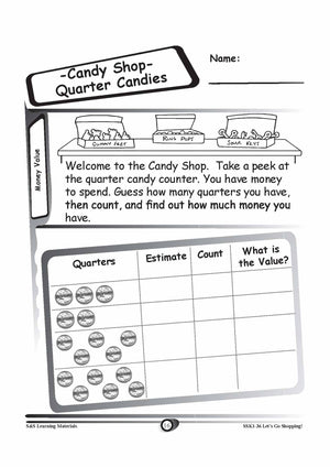 Canadian Money Value Grades K-3 Worksheets