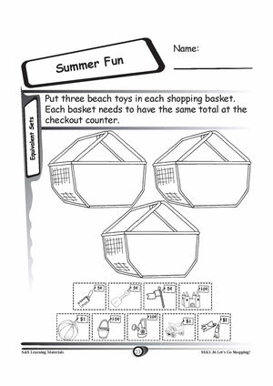 Canadian Money: Equivalent Sets Grades K-3 Worksheets