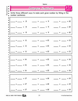 Canadian Numeration Lesson Plans & Activities Grade 1