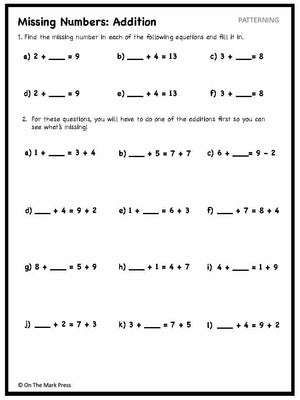 Canadian Patterning Lesson Plans & Activities Grade 2