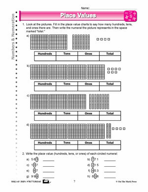 Canadian Numeration Lesson Plans & Activities Grade 3