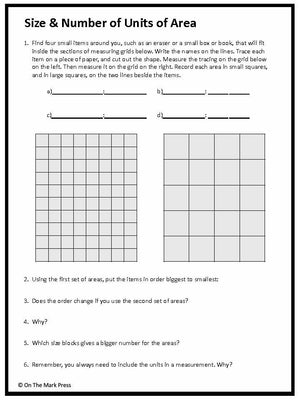 Canadian Measurement Lesson Plans & Activities Grade 3