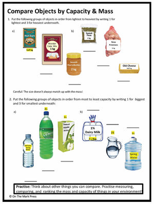 Canadian Measurement Lesson Plans & Activities Grade 3