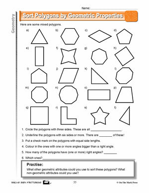 Canadian Geometry Lesson Plans & Activities Grade 3