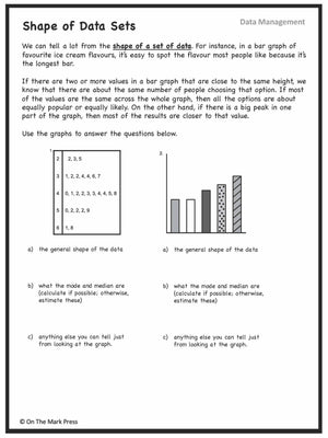 Canadian Data Management Lesson Plans & Activities Grade 4