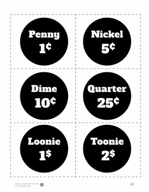 Naming, Matching & Counting Canadian Coins Grades 1-2