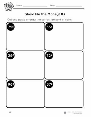 Representing the value of Canadian money Grades 1-2