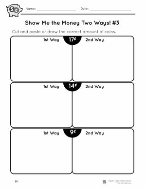 Representing the value of Canadian money Grades 1-2