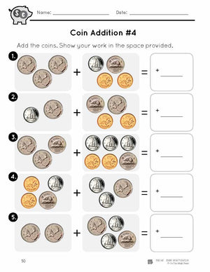Canadian Money - Coin Addition Grades 1-2