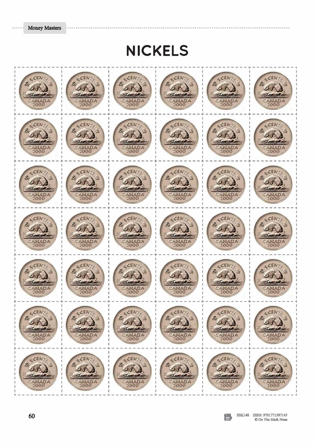 Canadian Money: At the Store Grades 3-4: 4 Worksheets & Money Masters