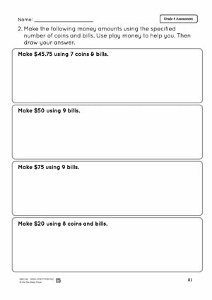 Canadian Money Assessments Grade 3 & 4 Bundle