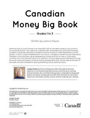 Canadian Money Big Book Grades 1-3