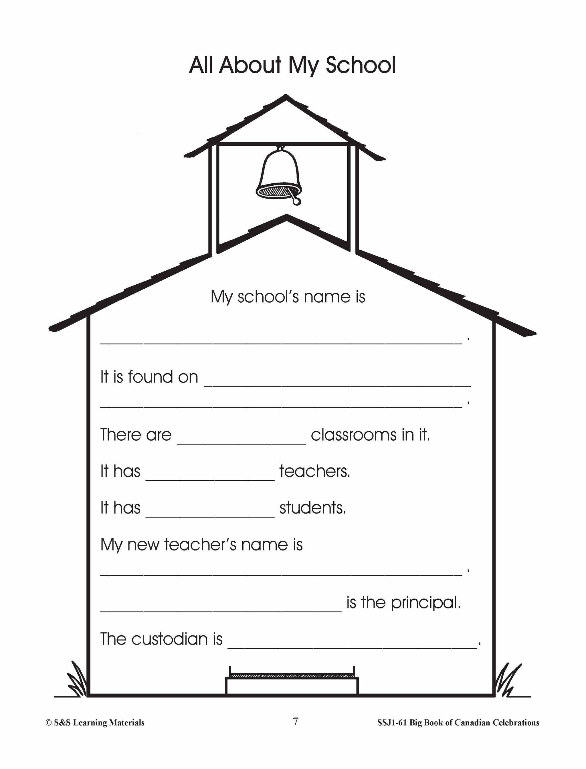 Back To School Gr. 1-3 Teacher Directed Lesson & Activities