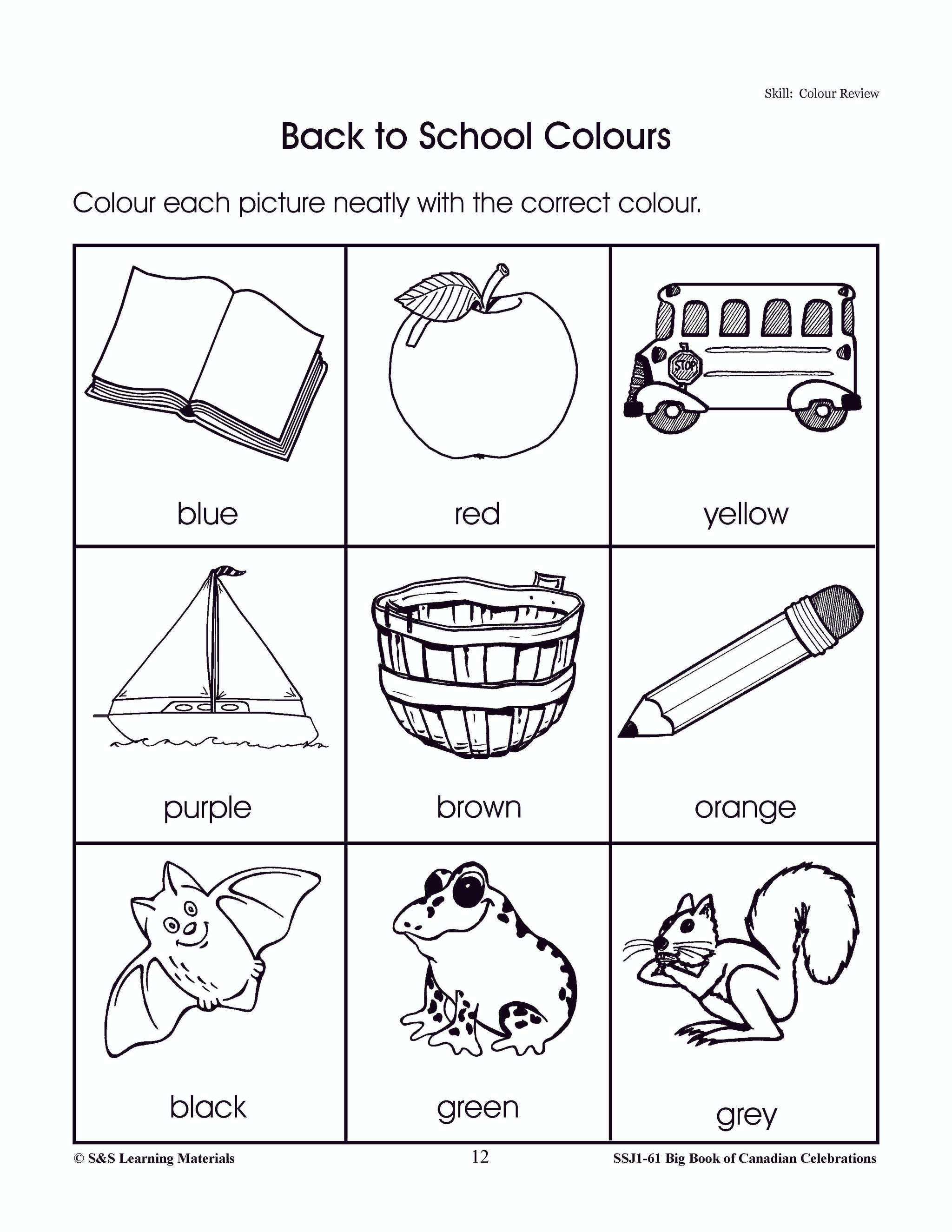 Back To School Gr. 1-3 Teacher Directed Lesson & Activities