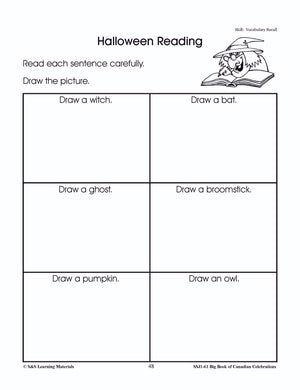 Halloween Gr. 1-3 E-Lesson Plan