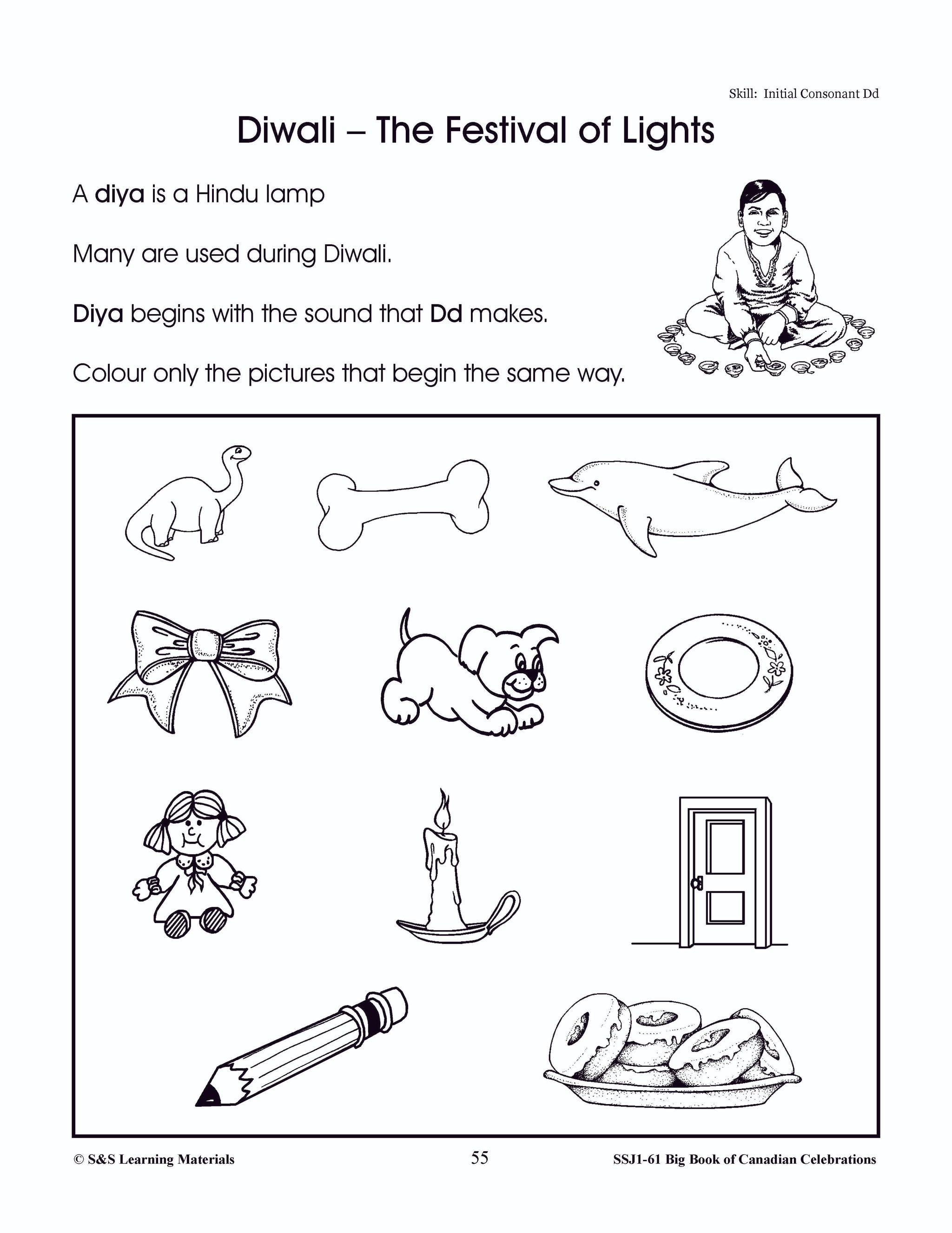 Diwali - The Festival Of Lights Gr. 1-3 Teacher Directed Lesson & Activities