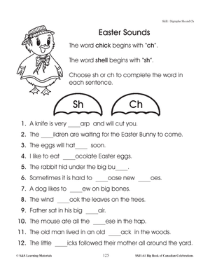 Easter Lesson Plan Grades 1-3 Teacher Directed Information & Activity