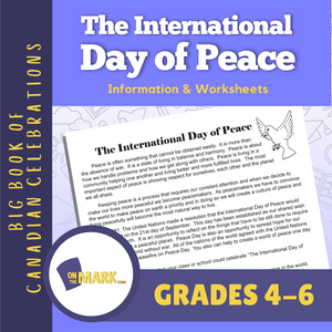 The International Day of Peace Grades 4-6 Reading Activity and Follow-up