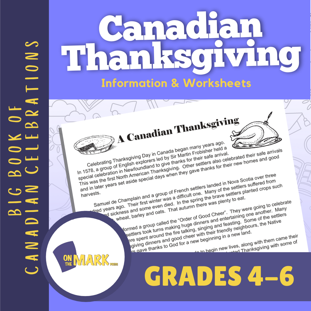 Canadian Thansgiving Lesson Gr. 4-6