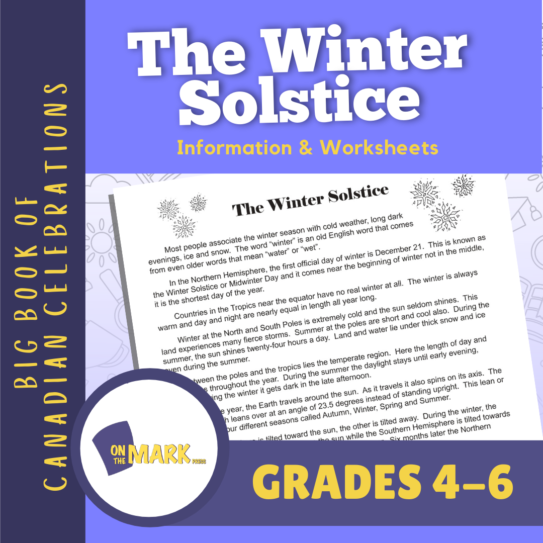 The Winter Solstice Graedes 4-6 Information & Worksheets