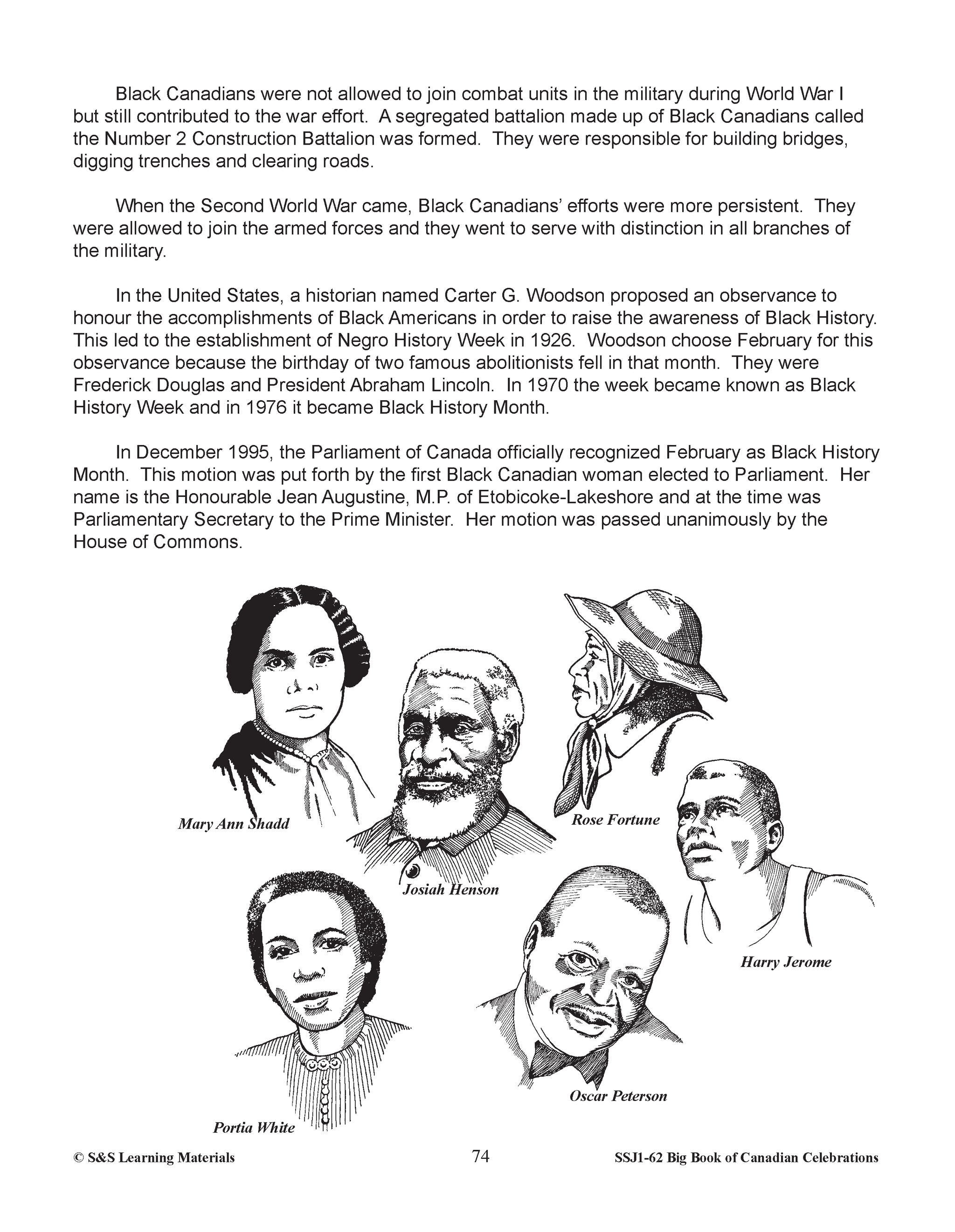 Black History Month Lesson Gr. 4-6