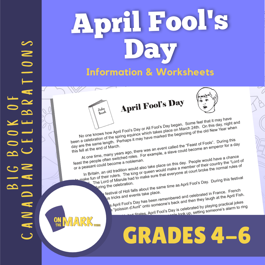 April Fool's Day Lesson Gr. 4-6 Information and Worksheets