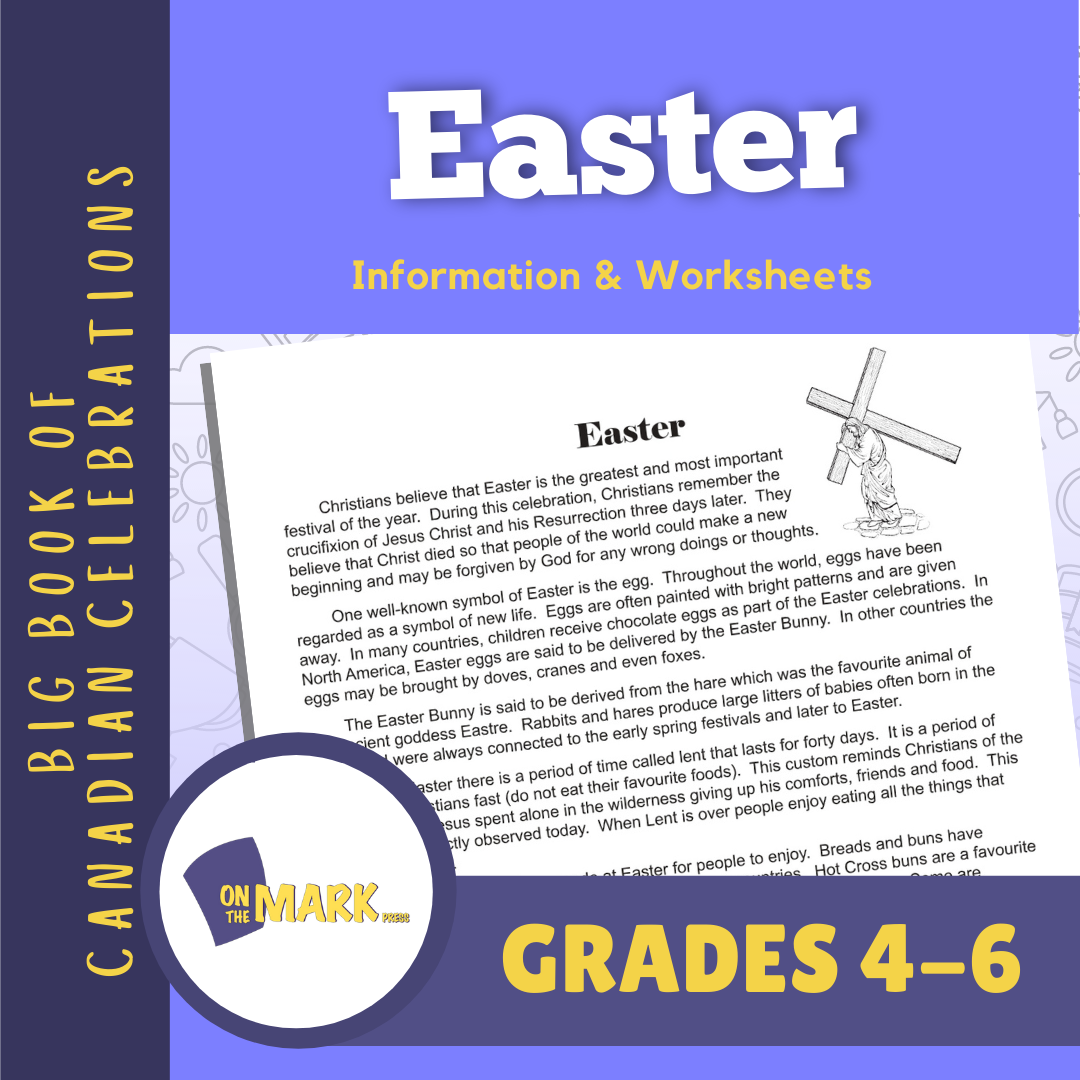 Easter Information & Worksheets Gr. 4-6