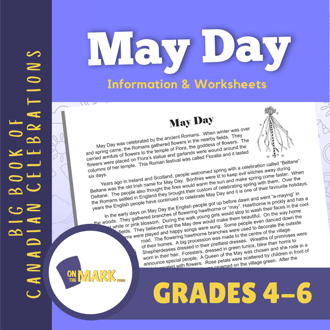 May Day Gr. 4-6 Information & Worksheets