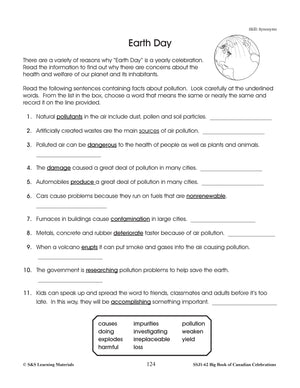 Earth Day Lesson Gr. 4-6