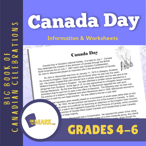 Canada Day Lesson Gr. 4-6