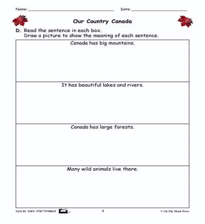 Our Country Canada Reading Lesson Gr. 1 E-Lesson Plan