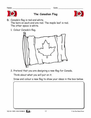 The Canadian Flag Reading Lesson Gr. 1 E-Lesson Plan