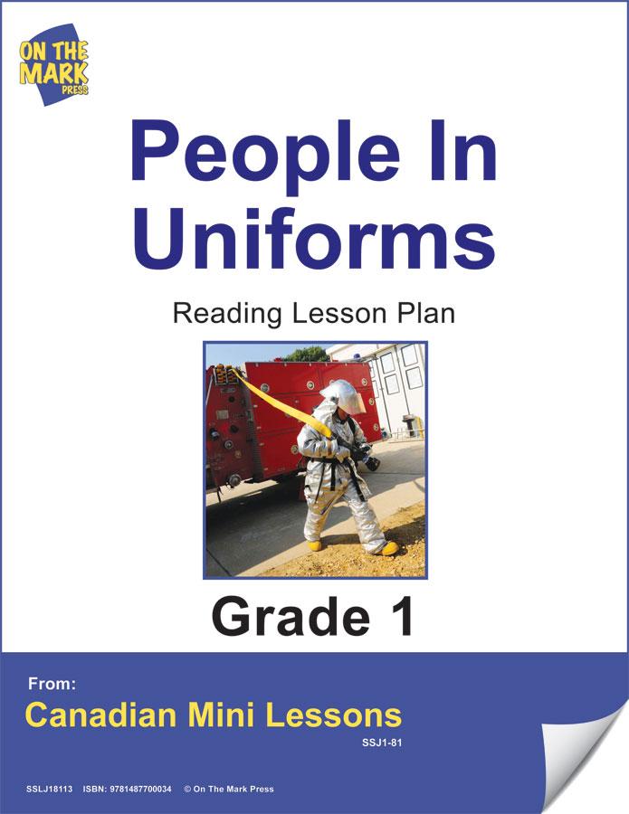 People In Uniforms Reading Lesson Gr. 1