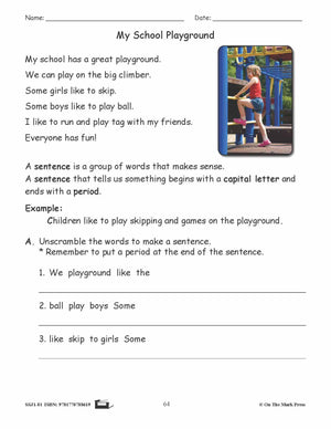 My School Playground Writing Lesson Gr. 1 E-Lesson Plan