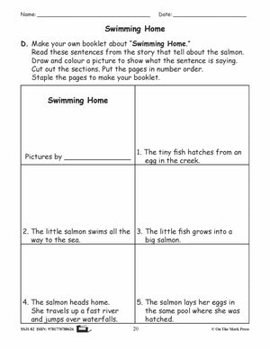 Swimming Home Reading E-Lesson Plan Grade 2