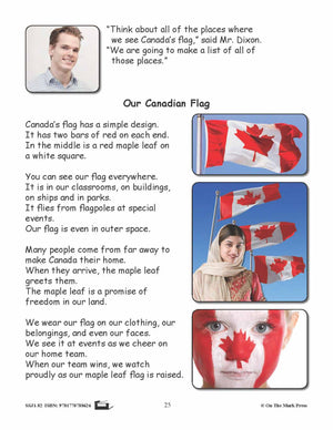Our Canadian Flag Reading E-Lesson Plan Grade 2