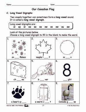 Our Canadian Flag Reading E-Lesson Plan Grade 2