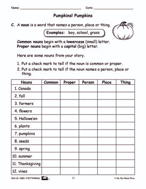Pumpkins! Pumpkins! Reading E-Lesson Plan Grade 2
