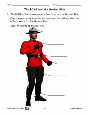 The RCMP & the Musical Ride Reading E-Lesson Plan Grade 2