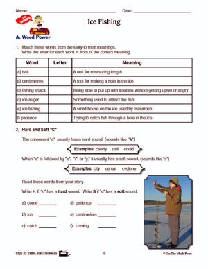 Ice Fishing Reading E-Lesson Plan Grade 3