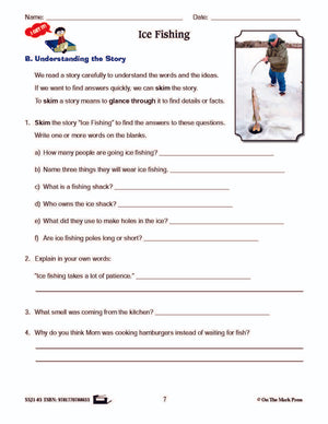 Ice Fishing Reading E-Lesson Plan Grade 3