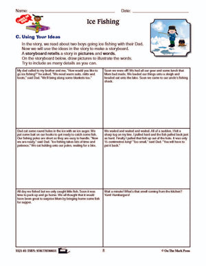 Ice Fishing Reading E-Lesson Plan Grade 3