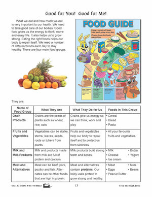 Good for You! Good for Me! Reading Lesson E-Lesson Plan Grade 3