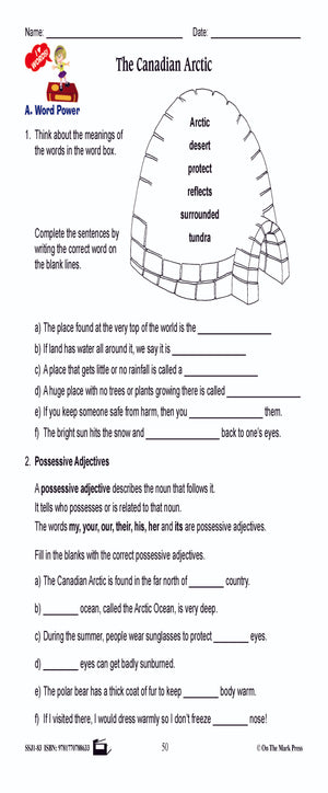 The Canadian Arctic Reading E-Lesson Plan Grade 3