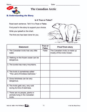 The Canadian Arctic Reading E-Lesson Plan Grade 3