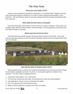 The First Forts Reading Lesson Gr. 3 E-Lesson Plan