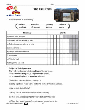 The First Forts Reading Lesson Gr. 3 E-Lesson Plan