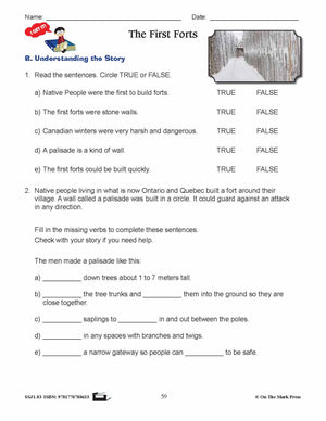 The First Forts Reading Lesson Gr. 3 E-Lesson Plan