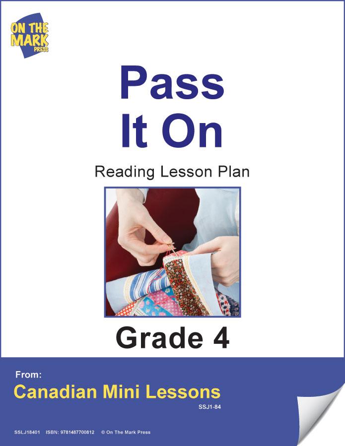 Pass It On Reading E-Lesson Plan Grade 4