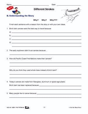 Different Strokes Reading E-Lesson Plan Grade 4